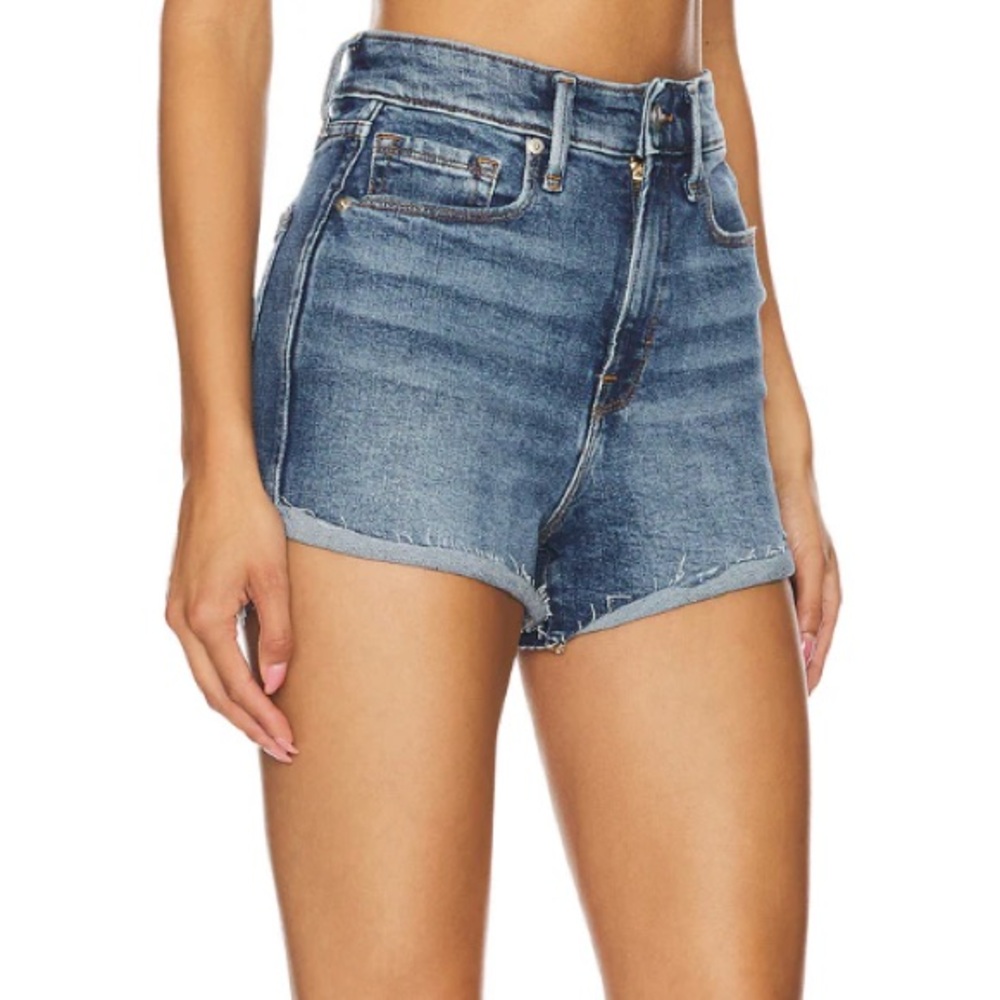 Good American “good curve” Jean shorts size 0/25